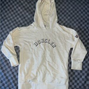 Girls Moncler Hoodie with rhinestones